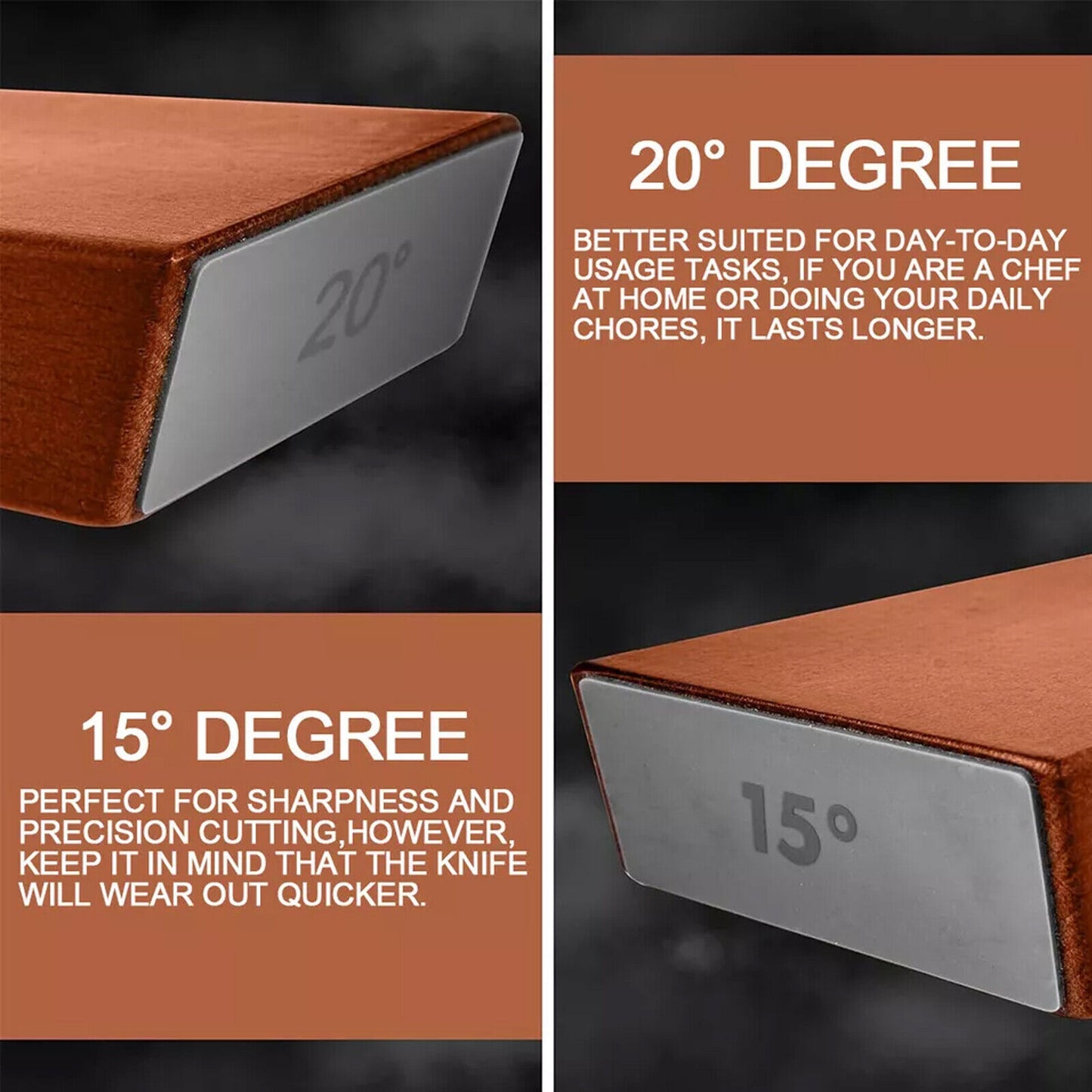 Schärfset für Messer – Rollschleifer Küchenmesser, Messerschleifer