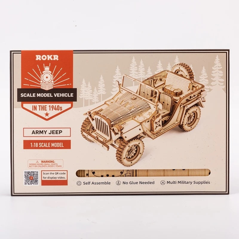 3D Holz Puzzle Jeep