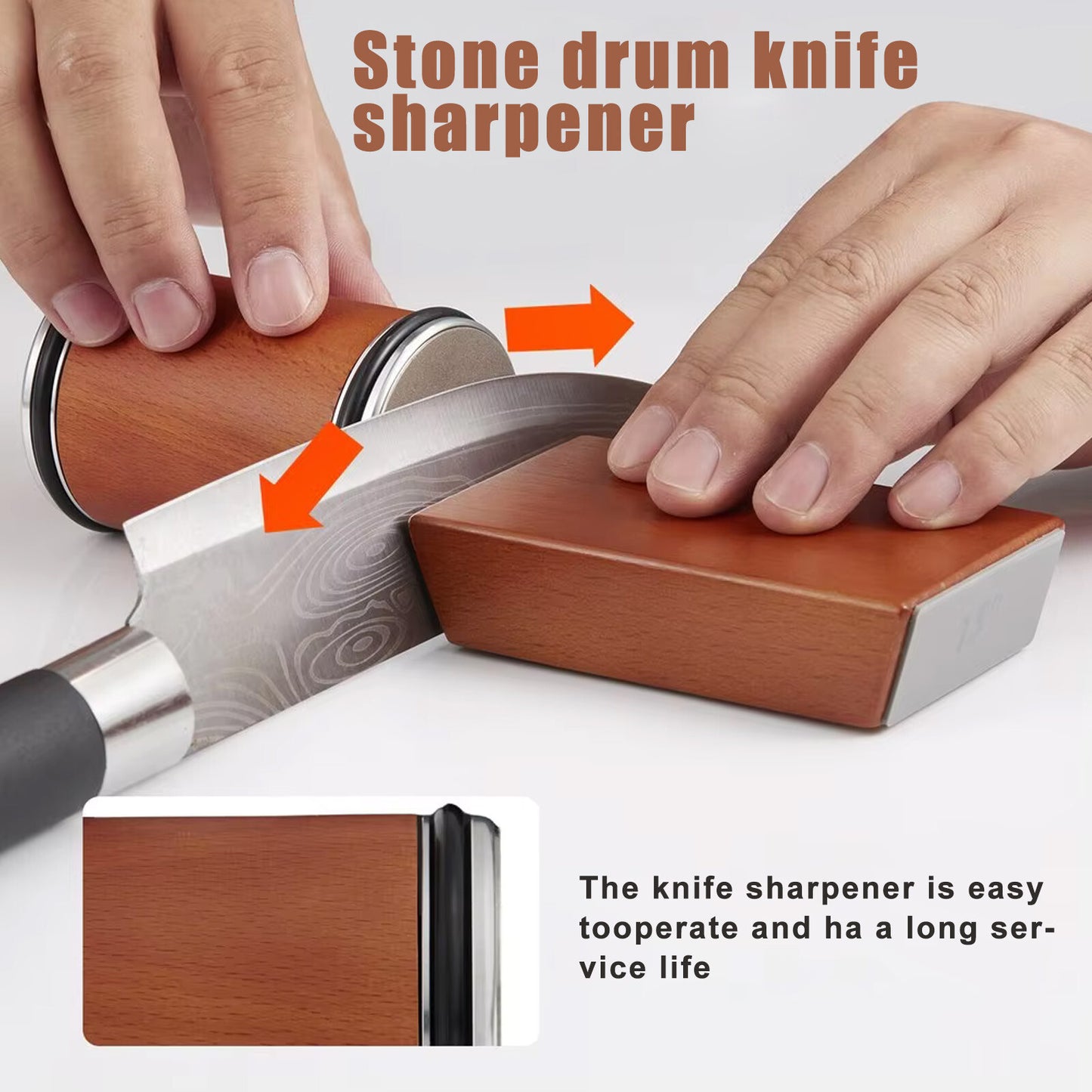 Schärfset für Messer – Rollschleifer Küchenmesser, Messerschleifer