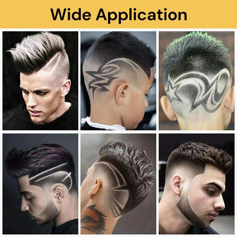 Bart Trimmer Kabellos wiederaufladbar Haarschneidemaschine Barbier versch. Aufsätze Metallgehäuse