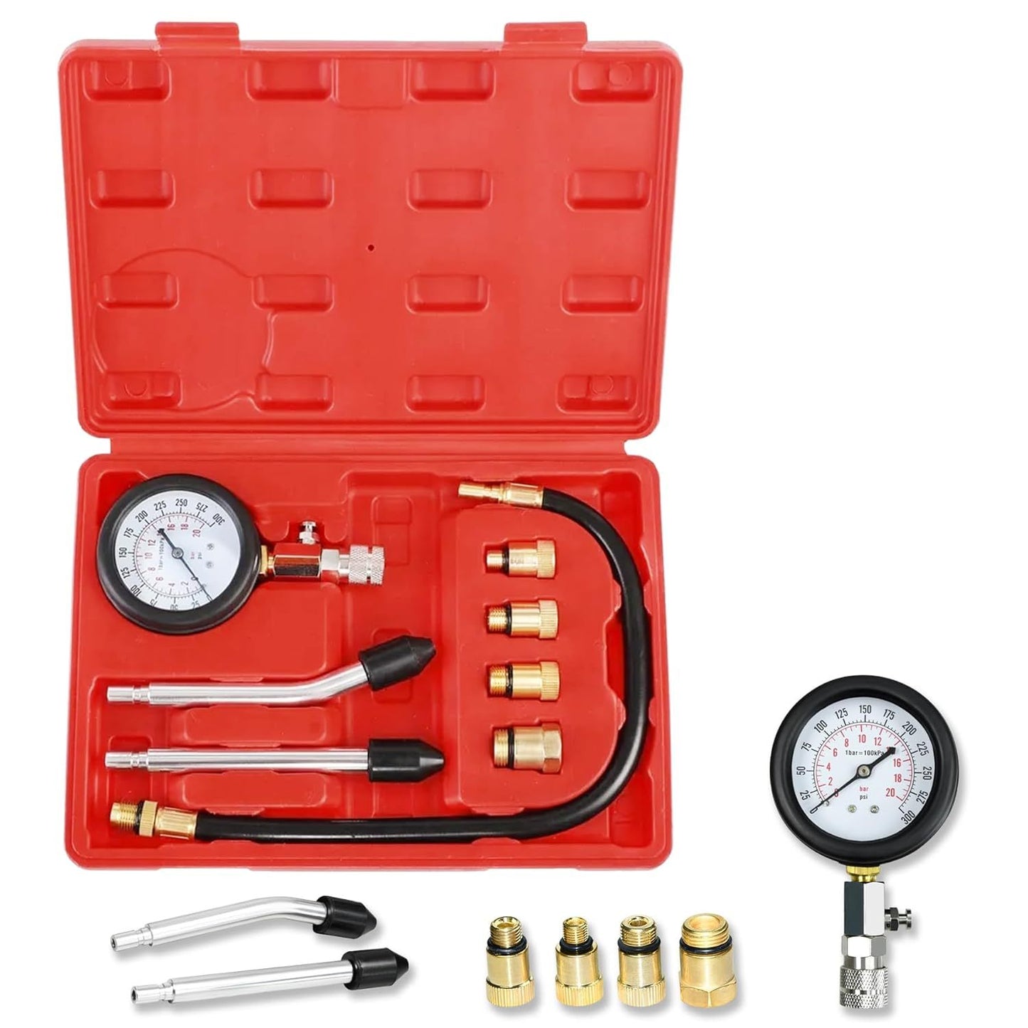Kompressionstester Satz Verbrennungsmotor Ottomotor 0-20 Bar