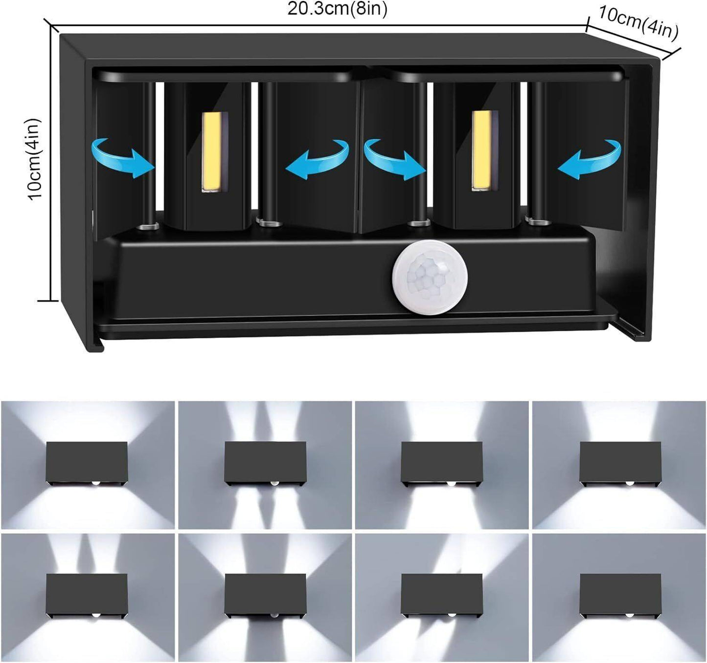 LED Outdoor Lampe mit Bewegungsmelder 20W