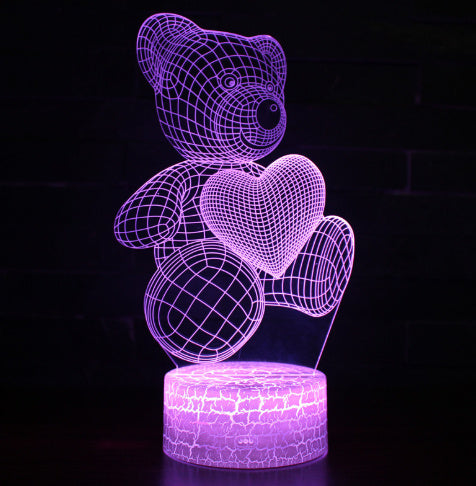 3D Lampe Acryl USB LED Night Lights Neon Sign Lamp