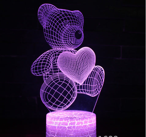 3D Lampe Acryl USB LED Night Lights Neon Sign Lamp