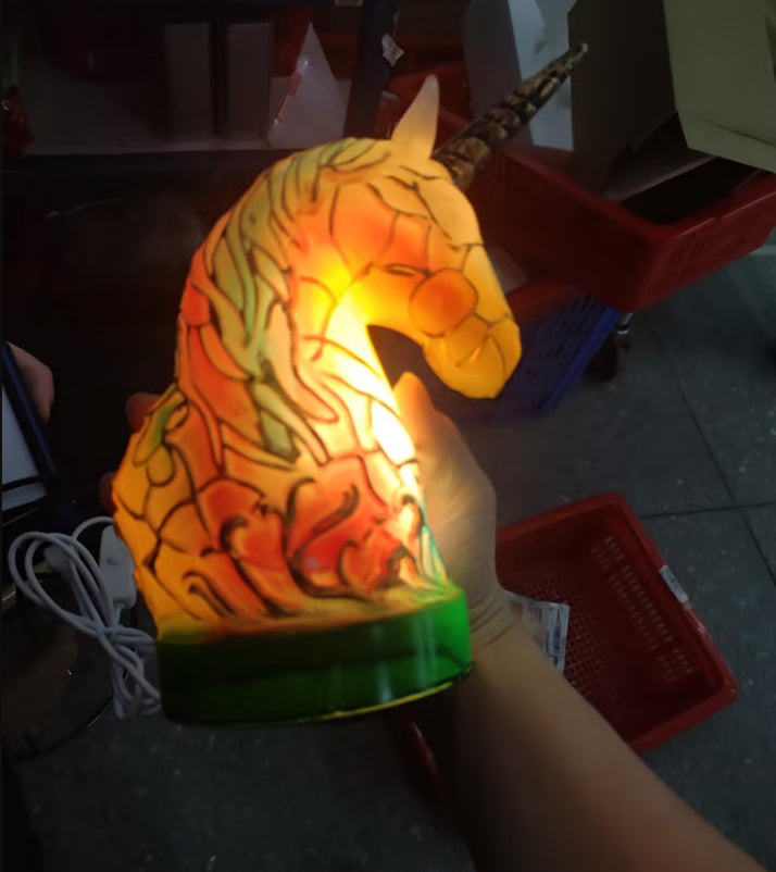 3D farbige Tier Lese-/Schreibtischlampe, dekoratives Nachtlicht, Tier Elefant Eule Katze, Vintage Tischlampe, Heimdekoration