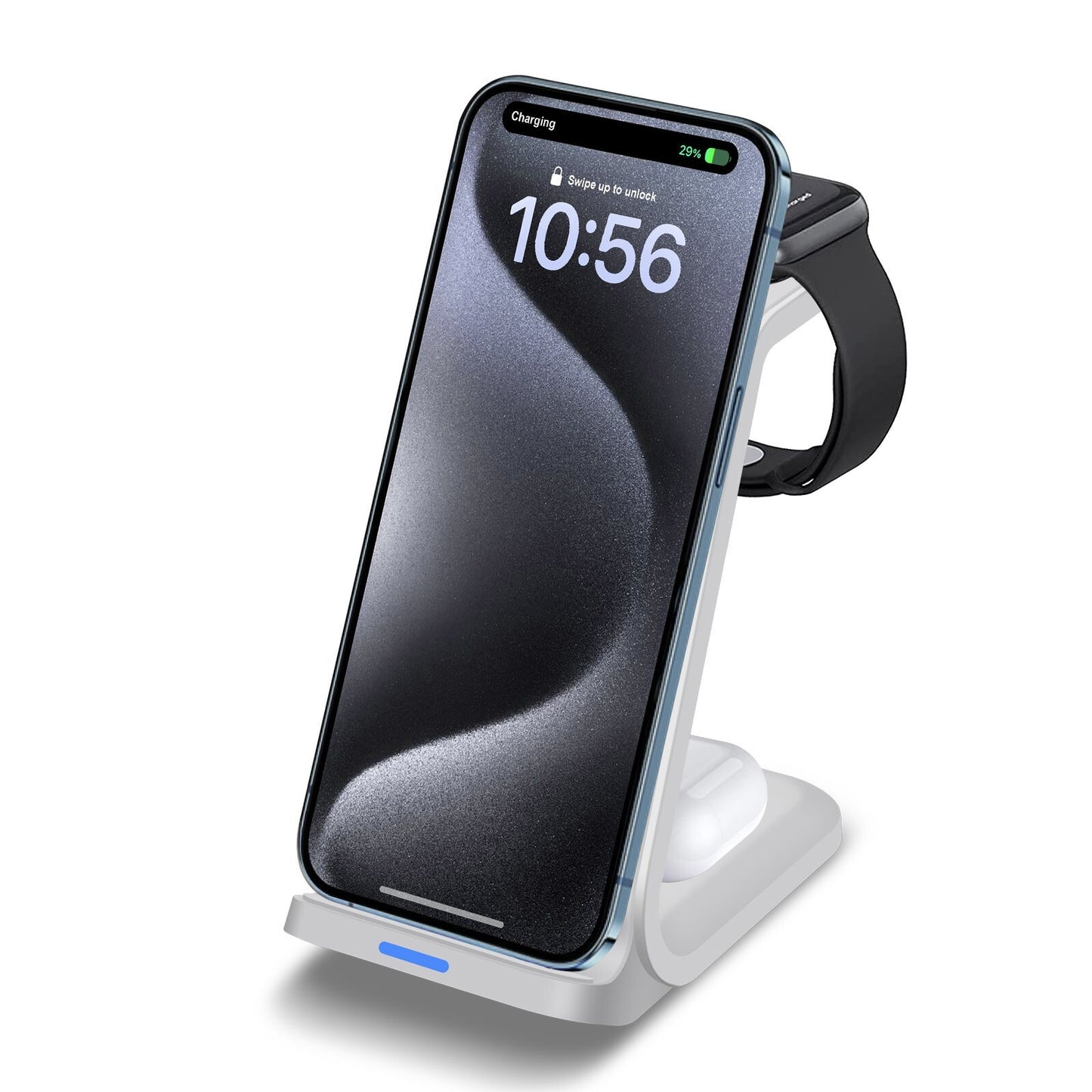 3 in 1 Wireless Ladegerät für I Phone Airpods Smartwatch Samsung Galaxy