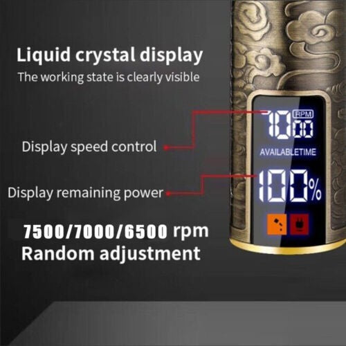 Bart Trimmer Kabellos wiederaufladbar Haarschneidemaschine Barbier versch. Aufsätze Metallgehäuse